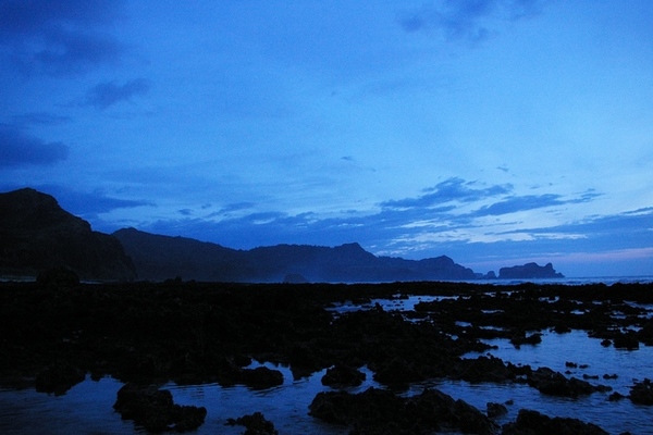 朝日溫泉旁的海邊風景