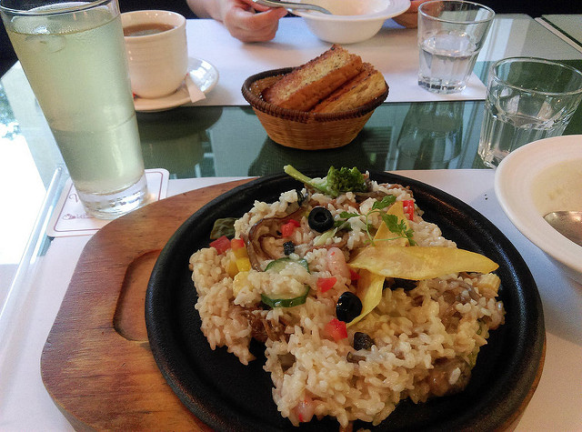 牛肝菌野菇時蔬烤飯