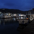 夜裡的漁港
