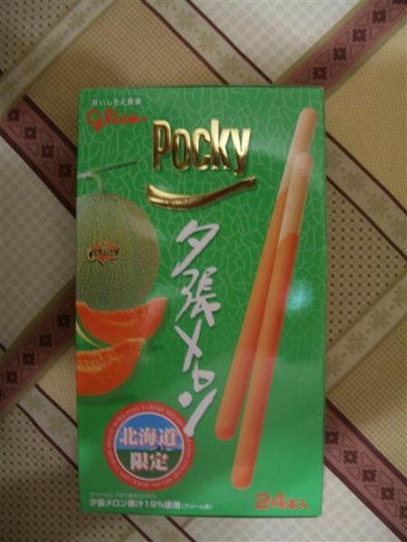 戰利品-Pocky哈蜜瓜口味.JPG