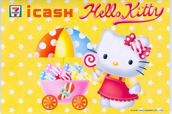 i CASH卡 HELLO KITTY  版 3-2 外觀正面