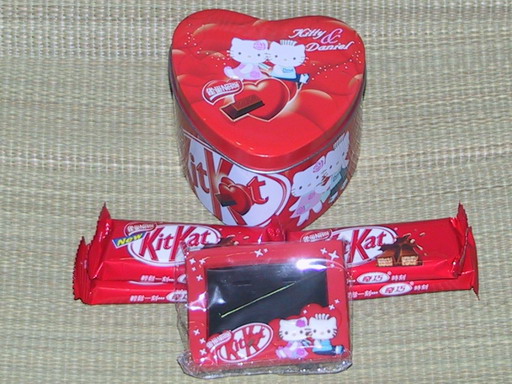 奇巧 kitty & Daniel 情人節巧克力禮盒內容