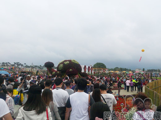 2014台中國際花毯節03-人潮