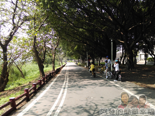 公館景福租借站-大稻埕租借站17-中正河濱公園路段-小段的綠色隧道