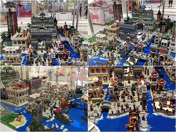 積木樂園展58-AB棟3F-帕奇大陸之奇幻城堡展區-芬羅迪亞斯城市聯邦局部特寫