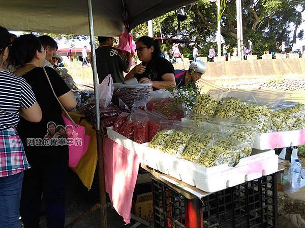 苗栗銅鑼杭菊季06-處處可見售有乾燥菊花的攤商