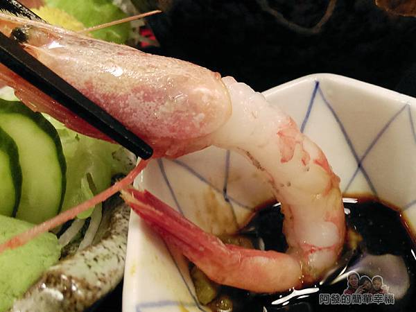 美希屋36-生魚片定食-生鮮蝦