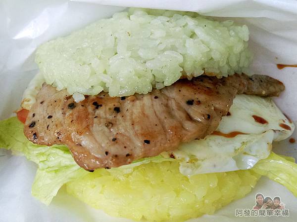 菇菇茶米館36-綠博攤位-五色米漢堡