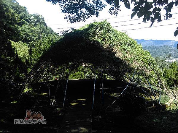 三峽白雞行脩宮15-藤葉形成的涼亭