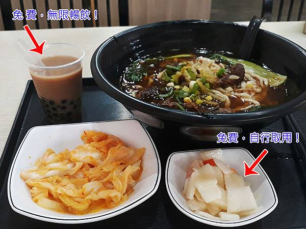 清一色牛肉麵08-美食上桌