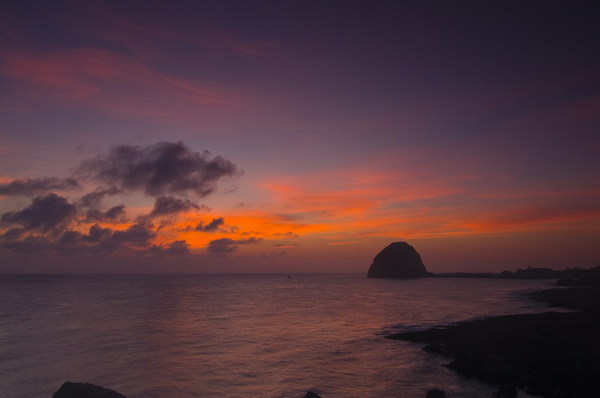 饅頭岩夕照