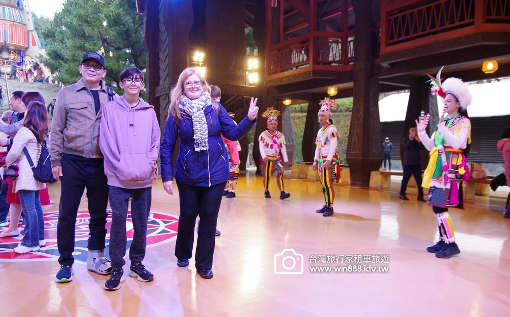 2024  0122 歡迎來自中南美洲貴賓，日月潭，九族遊樂