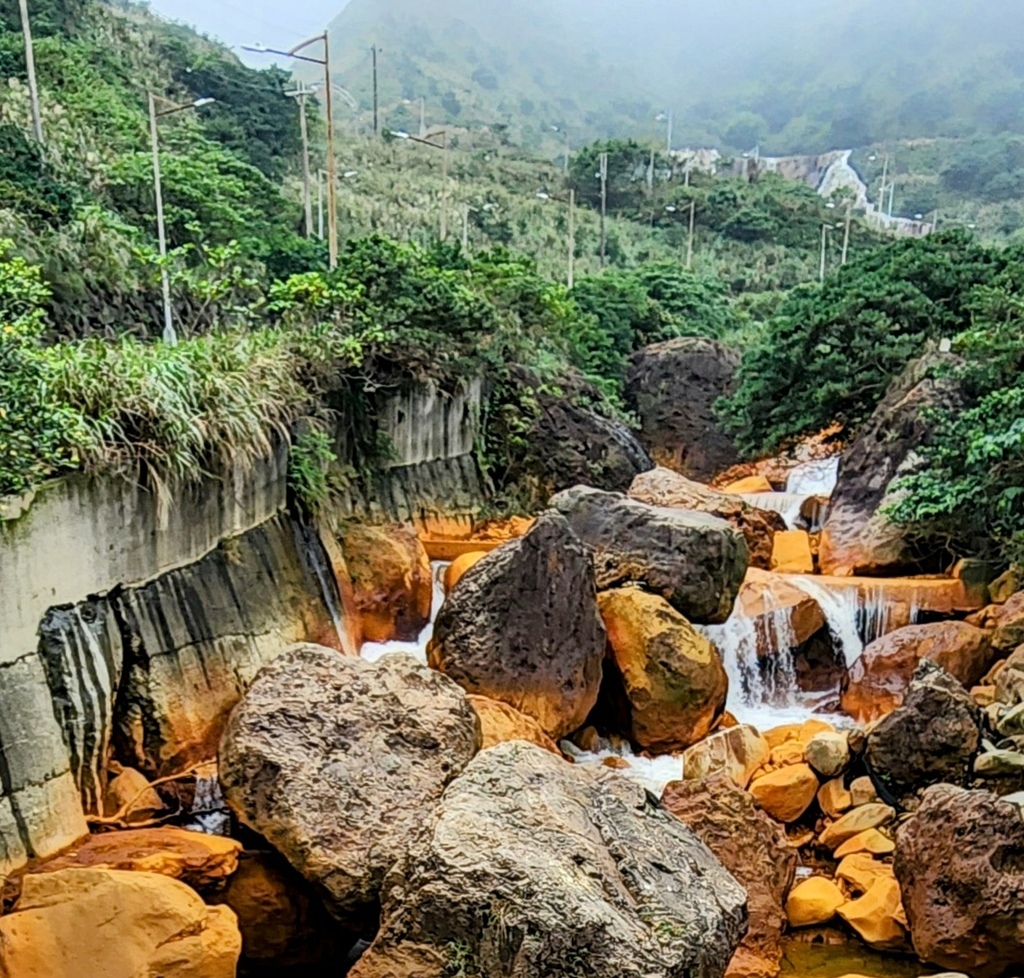 2024 1116 €mZk!e參加台灣旅行家，九份，黃金瀑