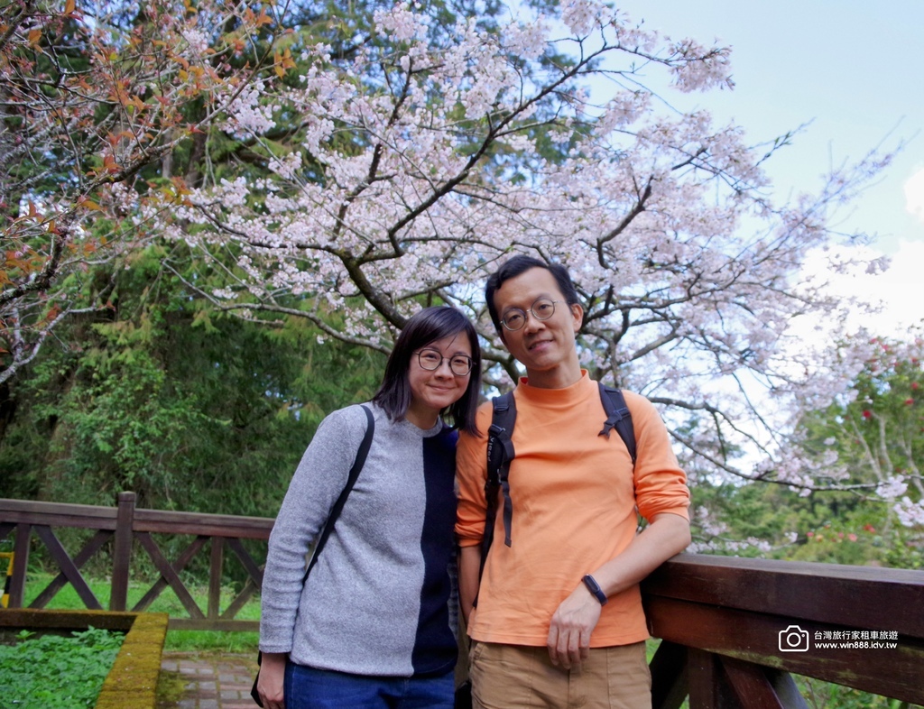 2025 0321 于先生夫婦，阿里山旅遊，幸運見到玉山白了