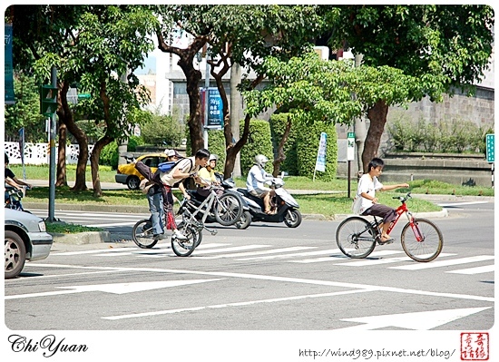 街道上的單車特技