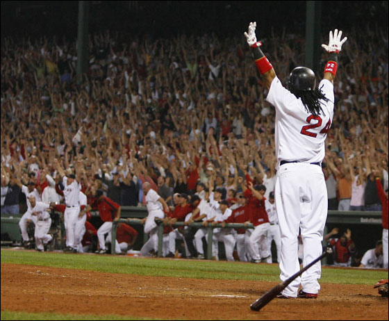 Manny's walk-off Homer