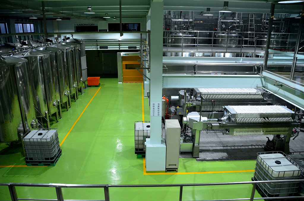 潭酵天地 觀光工廠 乾淨的廠房