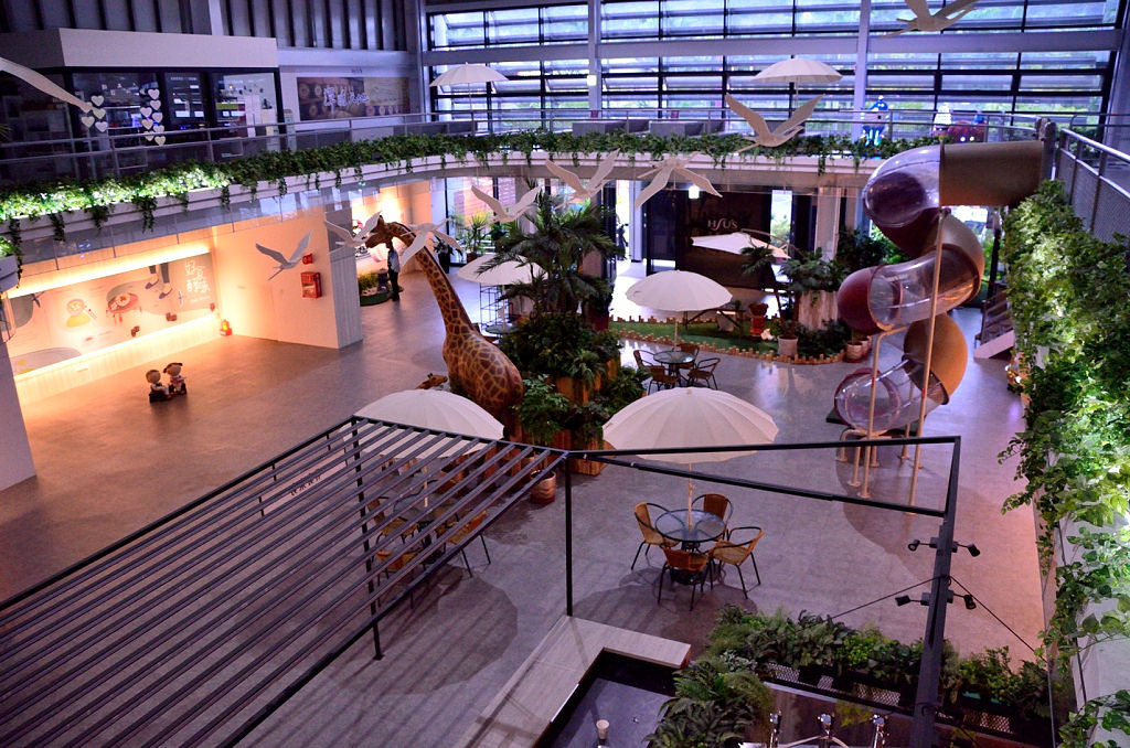 潭酵天地 觀光工廠 二樓 健康生活館 俯瞰一樓