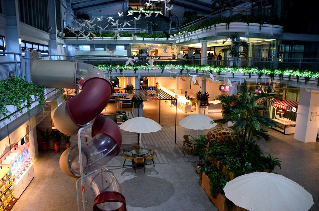 潭酵天地 觀光工廠 二樓 俯瞰一樓