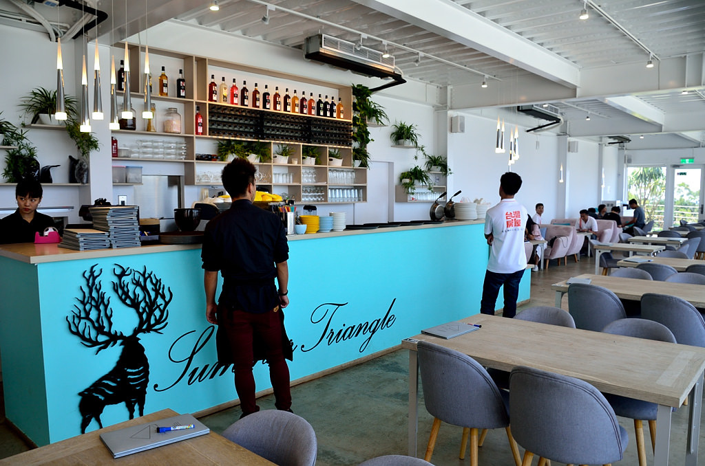 夏季三角景觀咖啡廳
