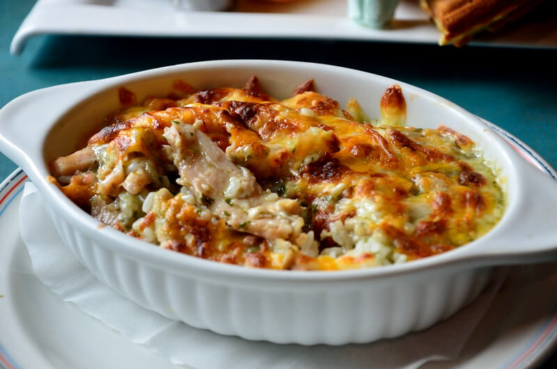 DSC_0611.JPG 宜蘭 冬山 屋頂庭園咖啡 焗烤青醬雞肉飯