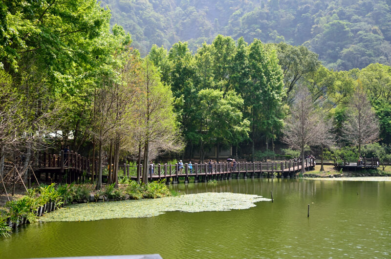 車埕木業展示館，貯木池步道