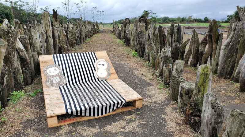 壯圍沙丘地景藝術節 漂流木