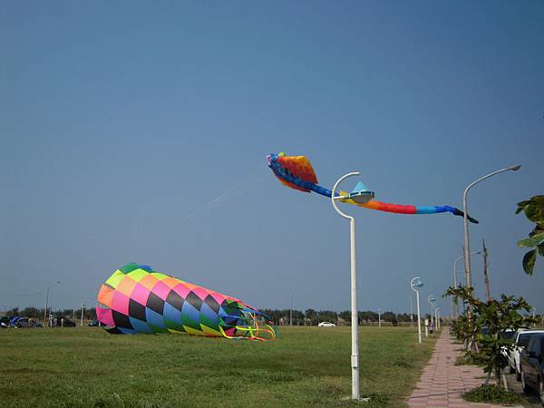 會場施放大型風箏