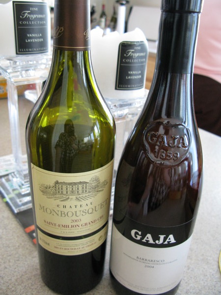 Monbousquet vs. Gaja Barbaresco