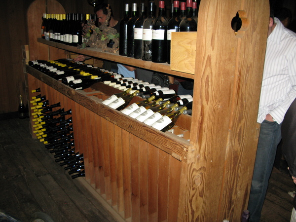 Monticello owner's wine cellar