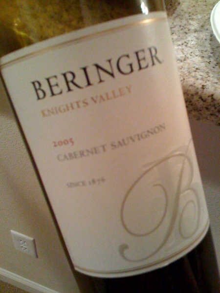 Beringer Cabernet Sauvignon Knights Valley