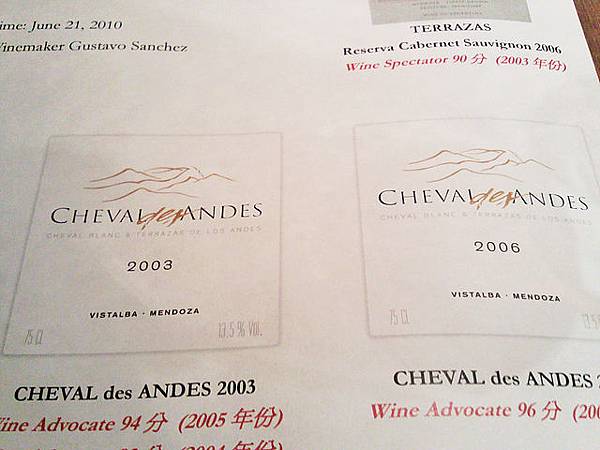 Cheval des Andes 2003/6