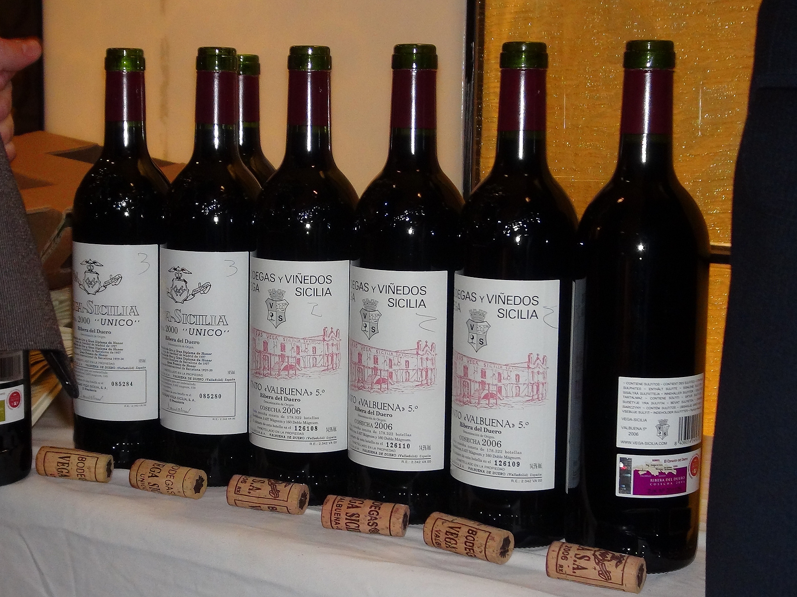 Vega Sicilia Tasting 1