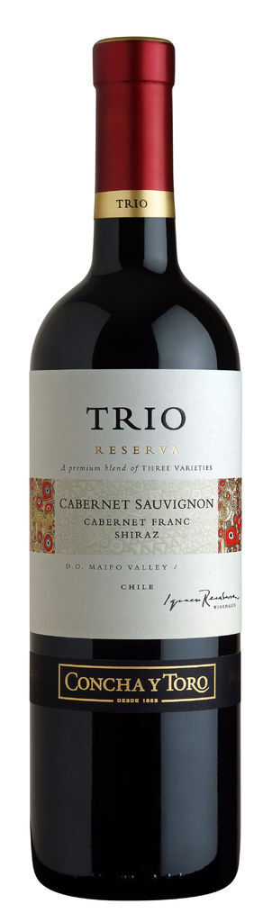 智利三重奏CSC紅酒 Trio Cabernet Sauvignon-Shiraz-Cabernet Franc