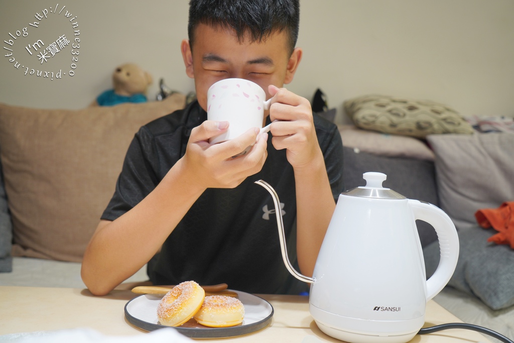 SANSUI山水 電子溫控手沖細口壺SWB-29N┃英國Strix溫控器。穩控注水。即時溫度顯示,滿足各種沖泡需求 SWB-29N 電子溫控手沖細口壺