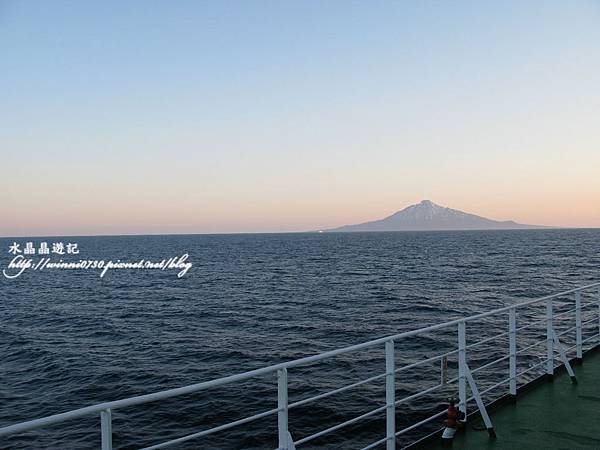 日本稚內 Heart Land Ferry宗谷船  上眺望利尻島 (3)