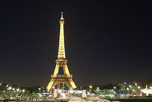 法國巴黎-艾菲爾鐵塔夜景