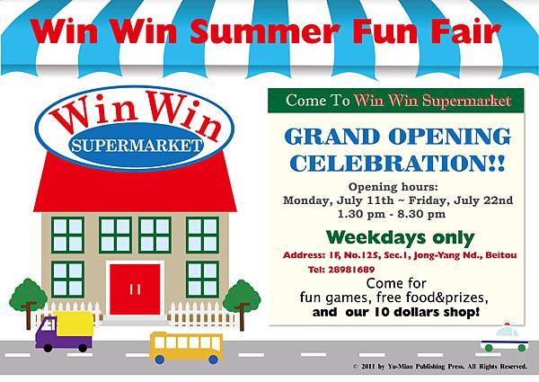 Win Win Supermarket's Poster