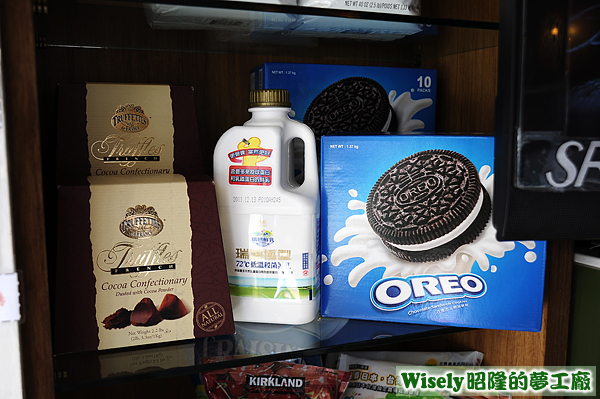 COSTCO好市多松露巧克力、統一瑞穗牛奶、OREO