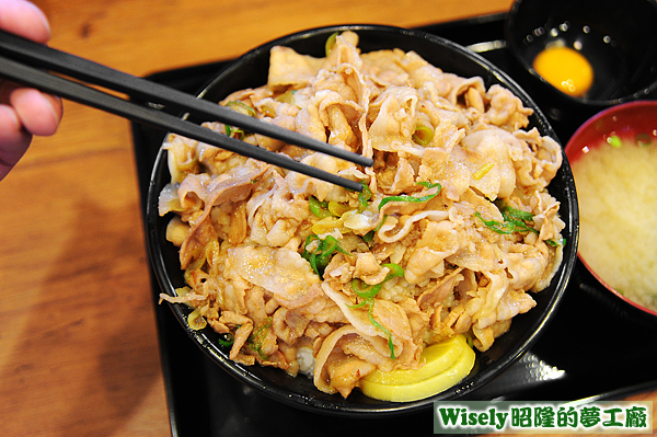 すた丼(肉飯增し)