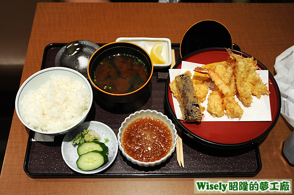 天ぷら定食