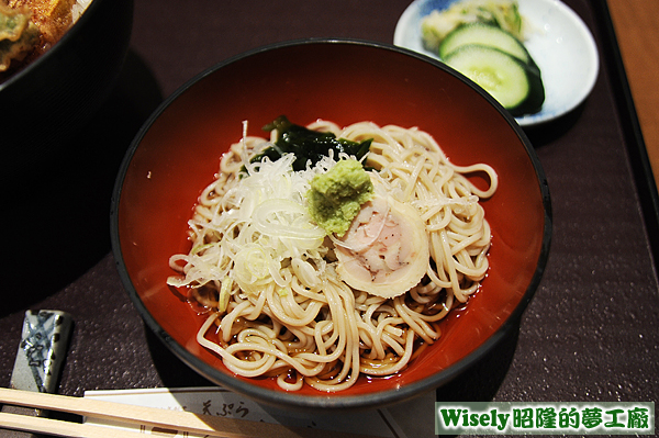 蒸し鶏そばセット