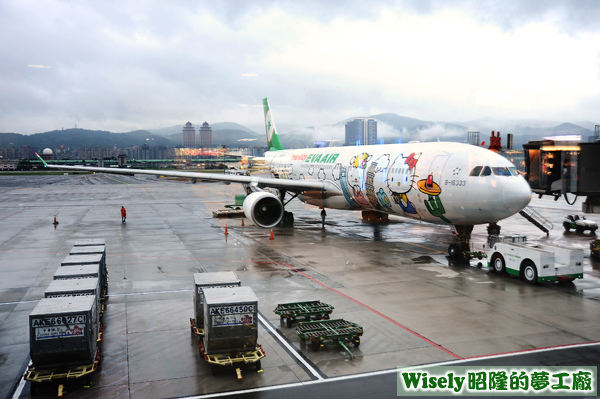 長榮航空的HelloKitty飛機