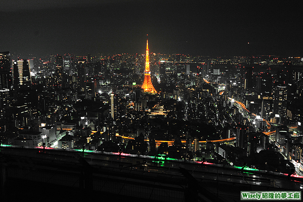 六本木ヒルズ展望台スカイデッキ(Tokyo City View摩天台)夜景