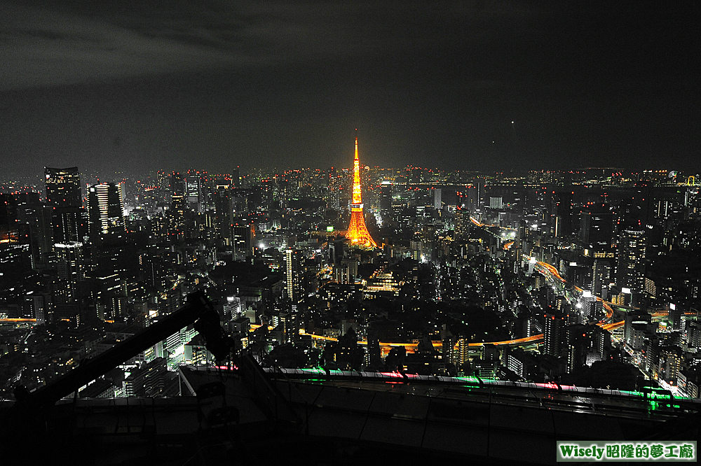 六本木ヒルズ展望台スカイデッキ(Tokyo City View摩天台)夜景