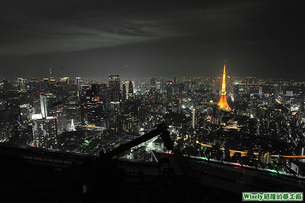 六本木ヒルズ展望台スカイデッキ(Tokyo City View摩天台)夜景