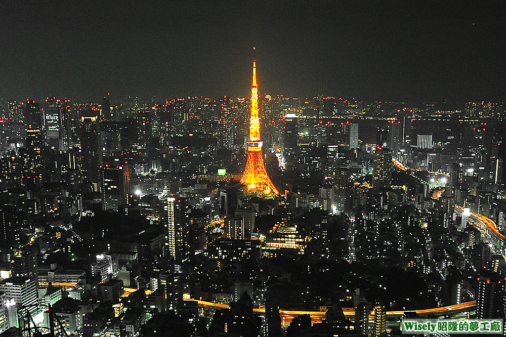 六本木ヒルズ展望台スカイデッキ(Tokyo City View摩天台)夜景