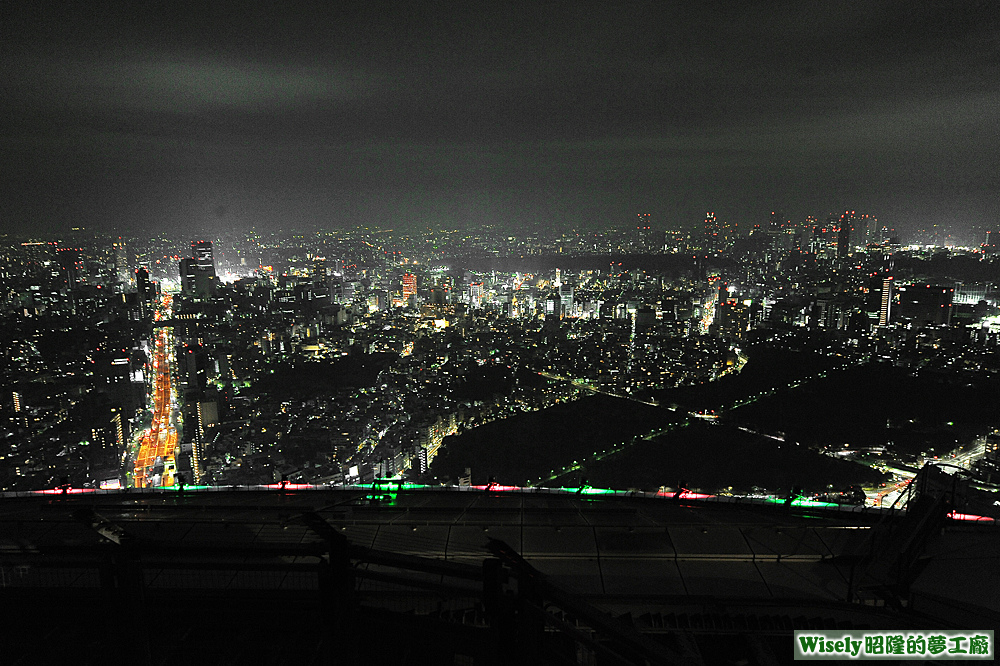 六本木ヒルズ展望台スカイデッキ(Tokyo City View摩天台)夜景