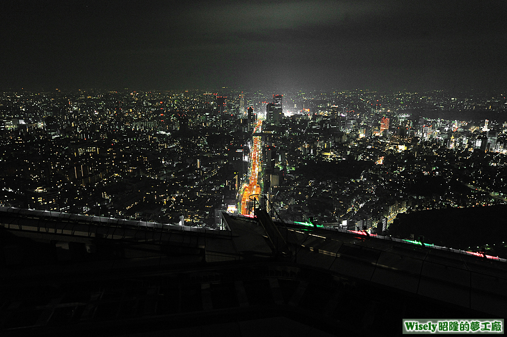 六本木ヒルズ展望台スカイデッキ(Tokyo City View摩天台)夜景