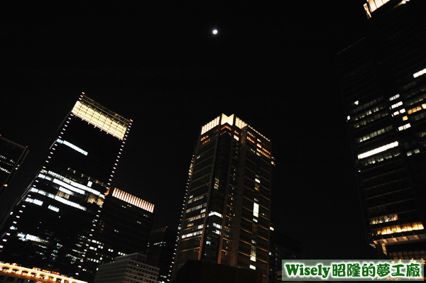 東京車站外夜景